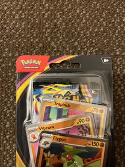 Pokemon Chaos Rising Premium Checklane Blister Booster Pack Flygon Line LOT OF 2 - Image 3