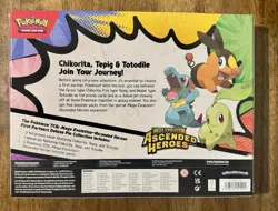 Pokemon Mega Evolution Ascended Heroes Deluxe Pin Kit Tepig Totodile Chikorita - Image 2