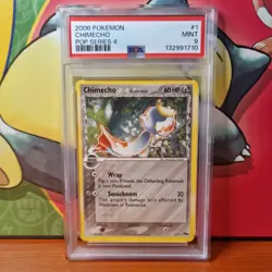 Chimecho Pop Series 4 2006 Pokemon TCG PSA Mint 9 - Image 1