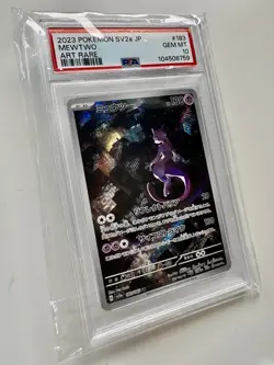 Mewtwo AR 183/165 Pokemon 151 Japanese Art PSA 10 SV2a JP ART RARE - Image 1
