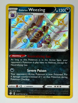 Pokemon TCG: Galarian Weezing SV077 / SV122 2021 Sword & Shield: Shining Fates - Image 1