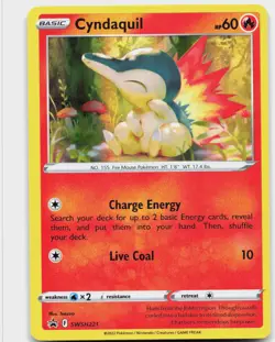 Cyndaquil (Cosmos Holo) SWSH221 Holo Promo Sword & Shield Promo Pokemon NM - Image 1