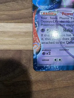 Pokemon TCG Deoxys-EX Plasma Freeze Ultra Rare Holo 53/116 - Image 4