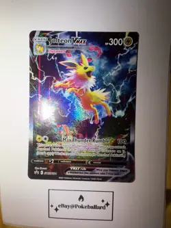 ⚡ Jolteon VMAX SWSH184 Sword & Shield Promo Holo Rare Pokemon TCG NEAR MINT - Image 1