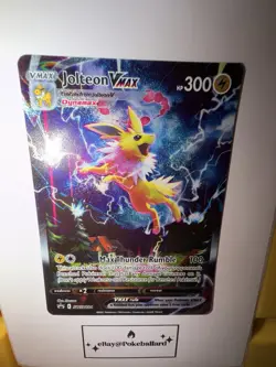 ⚡ Jolteon VMAX SWSH184 Sword & Shield Promo Holo Rare Pokemon TCG NEAR MINT - Image 3
