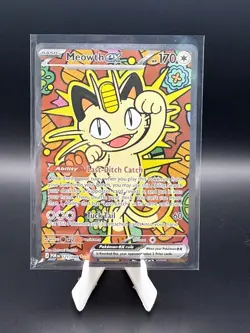 Pokemon Meowth ex 121/088 ENGLISH Perfect Order SIR 🔥 PACK FRESH NM 🔥 - Image 1
