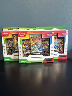 Pokemon First Partner Illustration Collection Series 1 (Lot 3) - Image 1