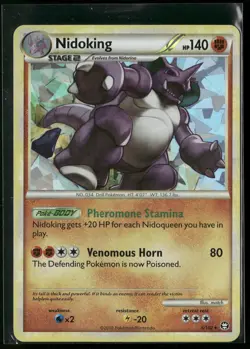 Nidoking - 6/102 (Cracked Ice Holo) 006/102 Deck Exclusives 2016 Pokemon - Image 1