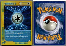 2002 Pokemon, Aquapolis, #147/147 Warp Energy, Reverse Holo Uncommon - Image 1