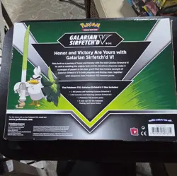 Pokemon TCG Galarian Sirfetch’d V Box - Factory Sealed - Image 2