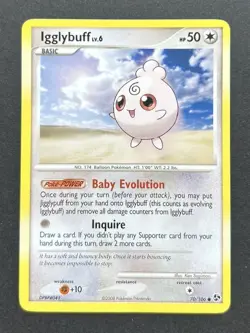 Igglybuff - Great Encounters 70/106 - Non-Holo - Pokemon TCG - LP - Image 1