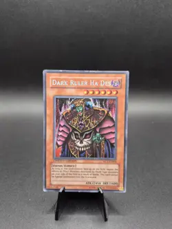 Yu-Gi-Oh Dark Ruler Ha Des Secret Rare Limited Edition MC1-EN006 HP-MP - Image 1