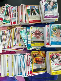 1000 ONE PIECE TCG CARD GAME BULK LOT, All C/UC/L, NEAR MINT/MINT, ENGLISH - Image 4