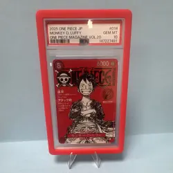 PSA 10 Monkey D. Luffy #014 One Piece Magazine Vol.20 Promo Holo Japanese 2025 - Image 2