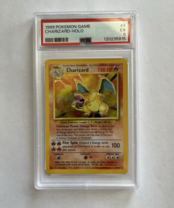 1999 Pokemon Charizard 4/102 Holo [PSA 5 EX] - Image 1