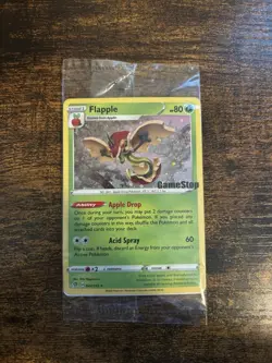 Flapple 022/192 2020 GameStop Pokemon Card Promo Holo Sealed - Image 1