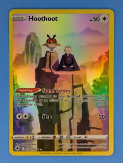 Hoothoot TG12/TG30 Pokemon TCG Ultra Rare SWSH10: Astral Radiance Trainer Galler - Image 1
