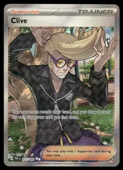 Pokemon Cards Clive 227/091 Paldean Fates Ultra Rare NM *3 - Image 1