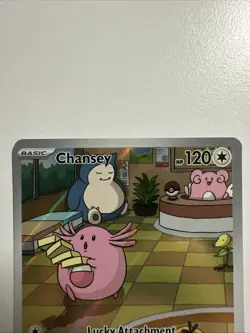 Pokemon TCG Chansey Illustration Twilight Masquerade Card 187/167 NM/M Condition - Image 2