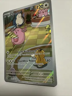 Pokemon TCG Chansey Illustration Twilight Masquerade Card 187/167 NM/M Condition - Image 4