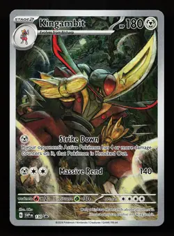 Kingambit 130 Promo Scarlet & Violet Promo Pokemon Card - Image 1