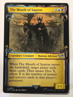 The Mouth of Sauron (Showcase Scrolls) Lord of the Rings - MTG - Image 1