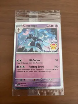 Pokemon Day 2024 Stamp Promo Ceruledge 040/091 Sealed - Image 1