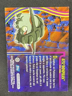 POKEMON TOPPS JOHTO SERIES DONPHAN #232 NONHOLO LP ITA - Image 2