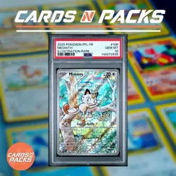 Carte Pokemon Miaouss 106/094 Holo Flammes Fantasmagoriques PSA 10 GEM MINT 🔥 - Image 1