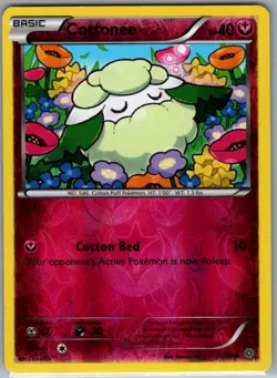 Cottonee 55/98 Reverse Holo XY - Ancient Origins - Pokemon Card - NM - Image 1