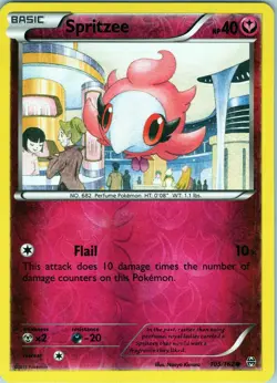 Spritzee 105/162 Common - Pokemon TCG XY-BREAKthrough - Reverse Holo (LP) - Image 1