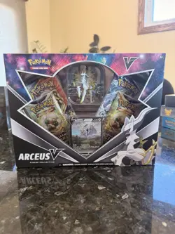 Pokemon TCG Arceus V Figure Box - 4 Pack 820650850165 - Image 1