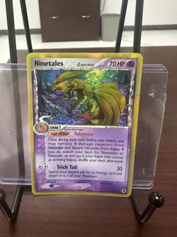 2006 Pokemon EX Dragon Frontiers Ninetales Delta Species Reverse Holo #8/101 - Image 1