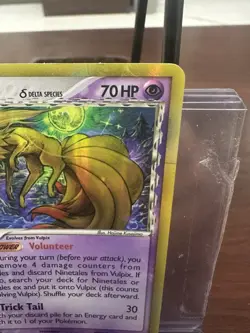2006 Pokemon EX Dragon Frontiers Ninetales Delta Species Reverse Holo #8/101 - Image 2