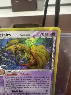 2006 Pokemon EX Dragon Frontiers Ninetales Delta Species Reverse Holo #8/101 - Image 4