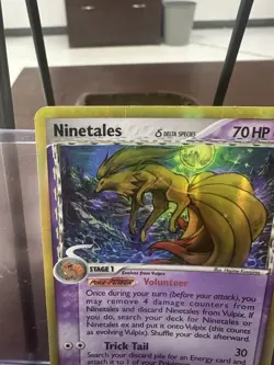 2006 Pokemon EX Dragon Frontiers Ninetales Delta Species Reverse Holo #8/101 - Image 5