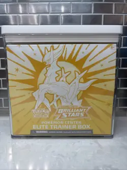 Pokemon TCG Sword & Shield Brilliant Stars Pokemon Center Elite Trainer Box - Image 1
