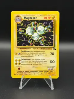 Magneton 26/62 Rare Fossil Pokemon Unlimited Heavily Played - Image 1