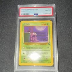 Pokemon 1999 Fossil Grimer 48/62 Unlimited Regular PSA 8 English Common - Image 1
