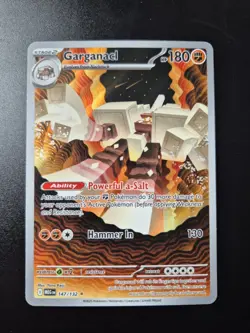 Pokemon Mega Evolutions TCG Garganacl Illustration Rare NM 147/132 - Image 1