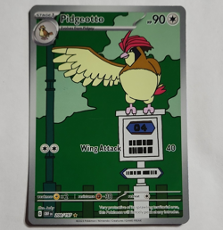 Pokemon TCG Pidgeotto SV03 Obsidian Flames Illustration Rare Holo EN 208/197 - Image 1