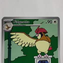 Pokemon TCG Pidgeotto SV03 Obsidian Flames Illustration Rare Holo EN 208/197 - Image 2