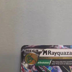 M Rayquaza EX 76/108 Roaring Skies Mega Full Art Holo UR 220HP Eng 2015 - Image 3