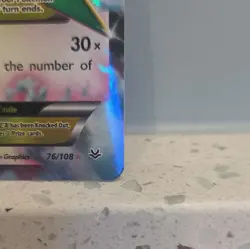 M Rayquaza EX 76/108 Roaring Skies Mega Full Art Holo UR 220HP Eng 2015 - Image 5
