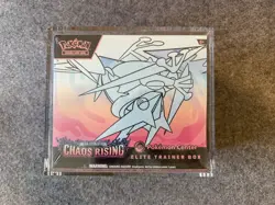 Pokemon Chaos Rising Pokemon Center ETB Brand New IN HAND Sealed w/ Acrylic Case - Image 1