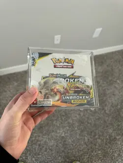 Pokemon Sun & Moon Unbroken Bonds Sealed Booster Box W/ acrylic case - Image 3