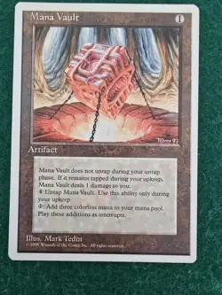 Magic The Gathering MTG 4th Edition Mana Vault - Image 1
