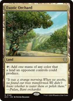 4 x Exotic Orchard - Commander: Lorwyn Eclipsed - NM-Mint - MTG - Image 1