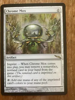 MTG Magic The Gathering - Chrome Mox - Mirrodin NM - Image 1