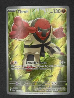 Pokemon Black Bolt - Throh Illustration Rare 128/086 - Image 1